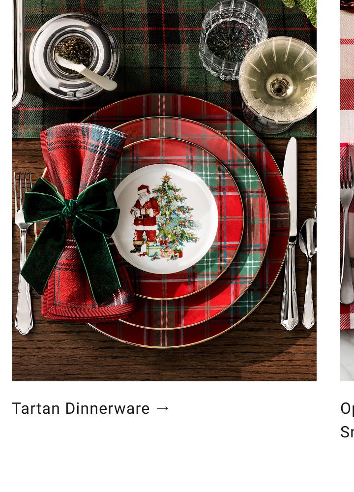 Tartan Dinnerware